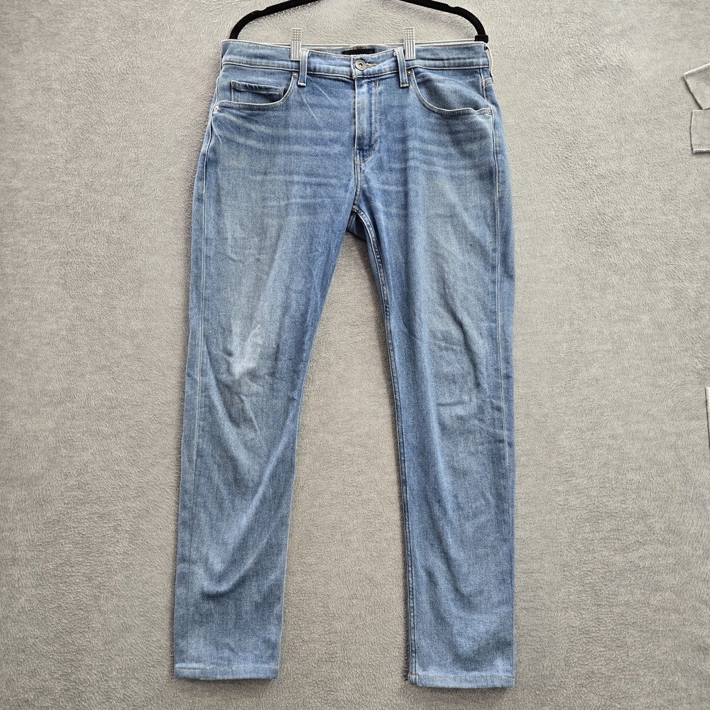 Paige Men Jeans 33 Light Blue Denim Federal Straight 29" Inseam READ